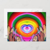 Liefde, vrede en eenheid_ briefkaart (Voorkant / Achterkant)