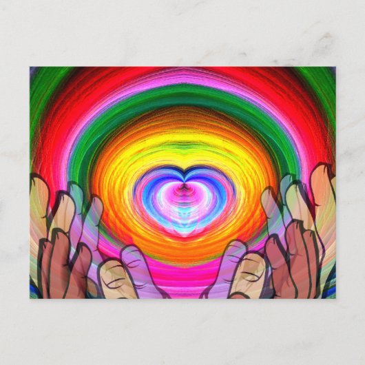 Liefde, vrede en eenheid_ briefkaart (Voorkant)