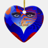 Liefde, vrede en eenheid _ keramisch ornament (Voorkant)