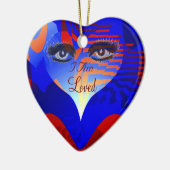 Liefde, vrede en eenheid _ keramisch ornament (Links)