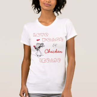 Liefde, Vrede en Kip Grease T-shirt