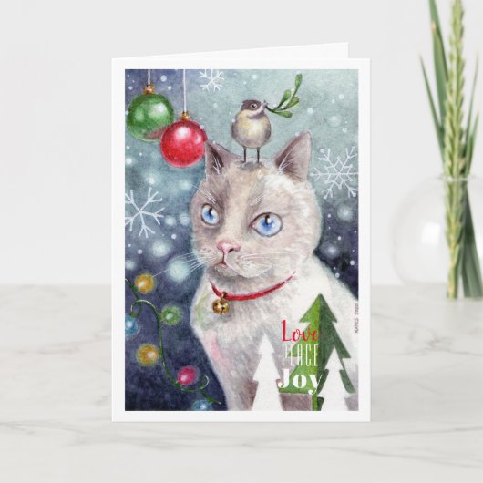 Liefde, vrede en vreugde kaart (Voorkant)