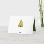 Liefde, Vrede, Kerstkaart Feestdagen Kaart (Achterkant)