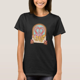 Liefde Vrede Pacifist Vriendelijkheid Romantisch V T-shirt