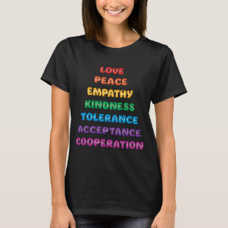 Liefde, vrede... t-shirt