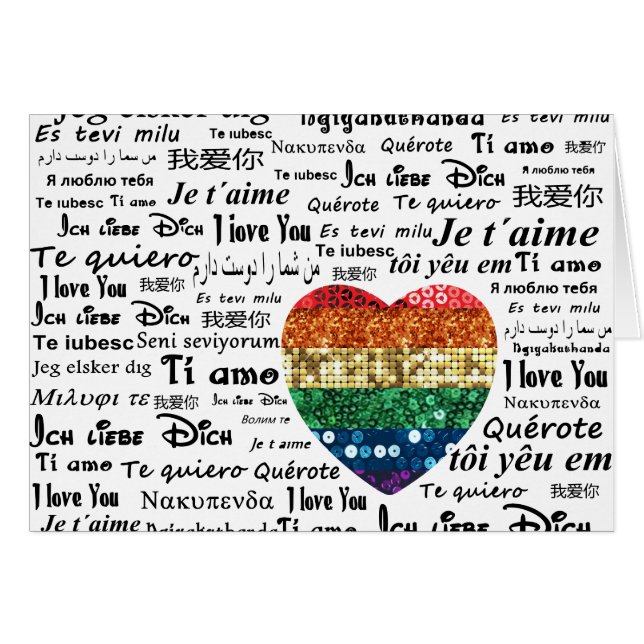 Liefde vreemde talen (Voorkant Horizontaal)