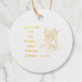 Liefde Vreugde Vrede Wensen Bedankjes Labels