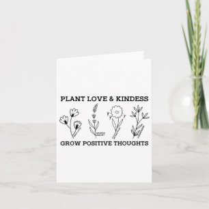 Liefde Vriendelijkheid Groei Positieve Gedachten G Kaart
