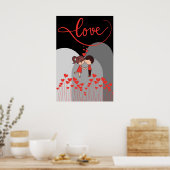 Liefde, Vriendin, Vriend Poster (Keuken)