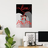 Liefde, Vriendin, Vriend Poster (Thuiskantoor)