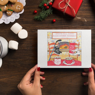 Liefde warm Inspirerend Post Kaart