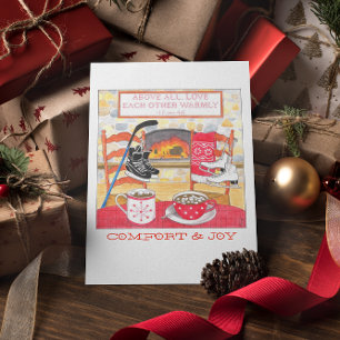 Liefde Warmte Kerst Kaart