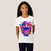 Liefde Warrior: Ninja Style! verjaardagscadeau T-shirt (Voorkant volledig)
