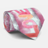 Liefde:Waterverf Stropdas (Opgerold)