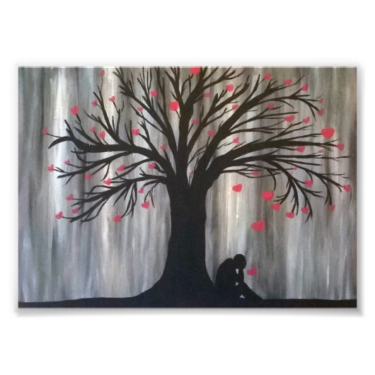 Liefde weegt 5 x 7 afdrukken omlaag foto afdruk (Voorkant)