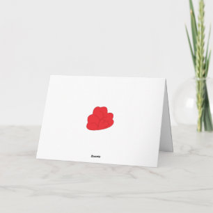 Liefde Wenskaart Minimaal Romantisch Hart Kaart
