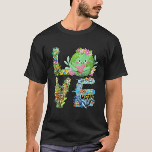 Liefde Wereld Aardedag Planeet Jubileum Aardedag T-shirt