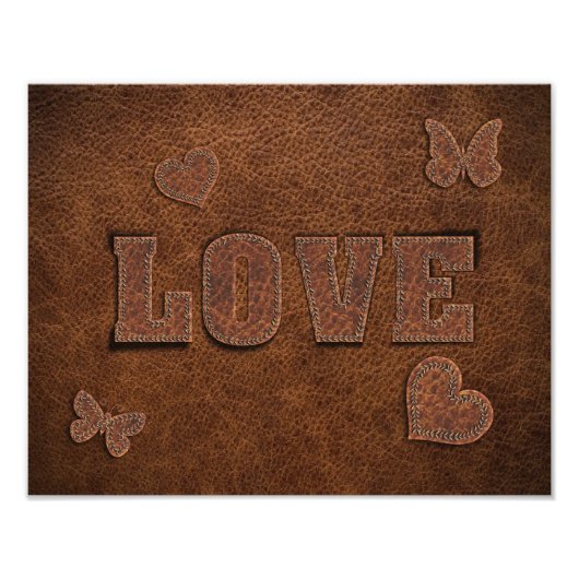 Liefde Westerne Stijl Foto Afdruk (Voorkant)