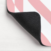 Liefde White op roze Muismat (Hoek)