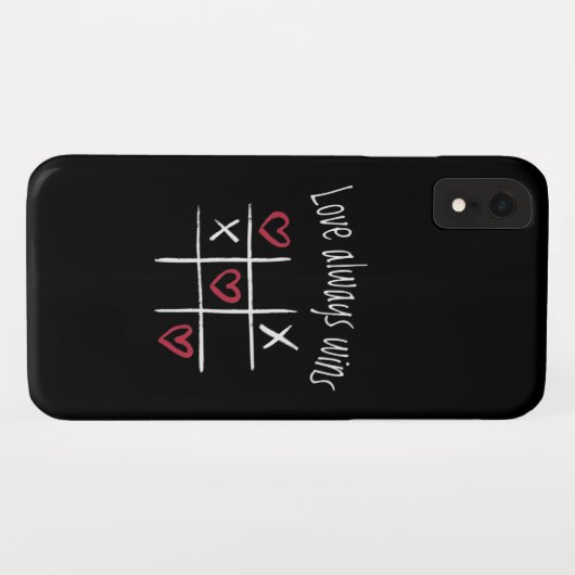 Liefde wint altijd Case-Mate iPhone case (Achterkant (horizontaal))