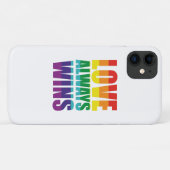 Liefde wint altijd Case-Mate iPhone case (Achterkant (horizontaal))
