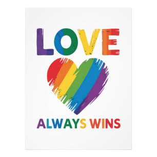 Liefde wint altijd LGBT Foto Afdruk