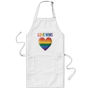Liefde Wint LGBT Gay Pride Gelijkheid Lang Schort