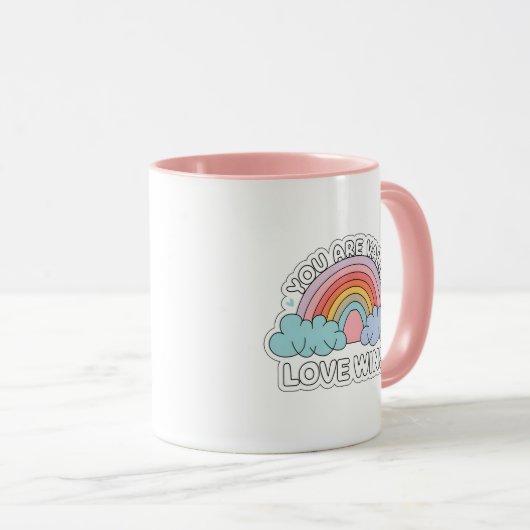 Liefde wint (LGBTQ) Mok (Voorkant rechts)