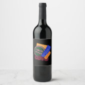 Liefde wint. Pride. Pride wint. LGBT+Pride Wijn Etiket (Voorkant)