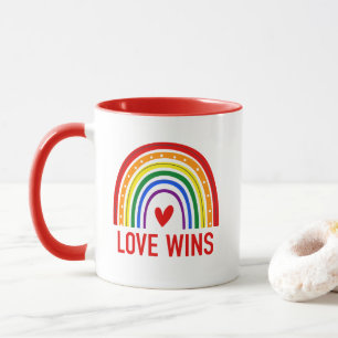 Liefde Wint Regenboog Mok