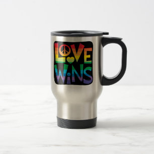 Liefde wint! Travel Mug Reisbeker