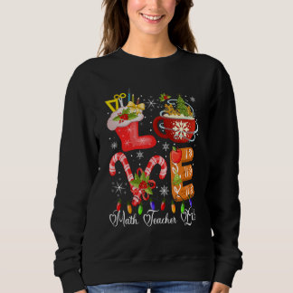 Liefde Wiskunde Levenaar Life Candy Cane Lover Fun Trui