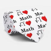 Liefde wiskunde stropdas (Opgerold)