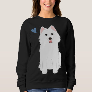 Liefde Witte Pomski Pommerse Husky Trui