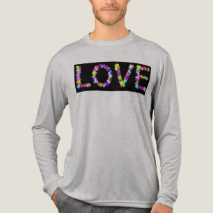 Liefde Woont Hier Moderne Esthetische Grafiek Tri-Blend Shirt