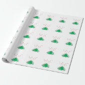 Liefde X-mas Boom Matte Wrapping Papier, 30 in x 6 Cadeaupapier (Uitgerold)