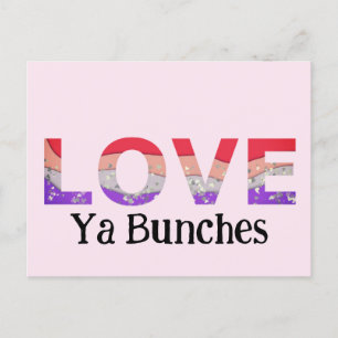 Liefde Ya Bunches Kleurrijke Harten Valentijn Briefkaart