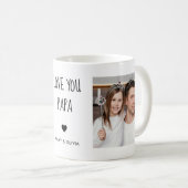 liefde You Papa Foto Koffiemok (Voorkant rechts)