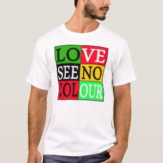 Liefde ziet geen kleur — T-shirt