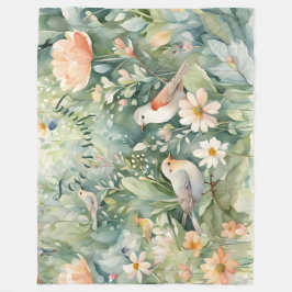 Liefde zingt Fleece Blanket