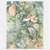 Liefde zingt Fleece Blanket Deken (Voorkant)