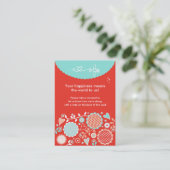 Liefde zit in de Air Feedback Chubby Visitekaartje (Staand voorkant)