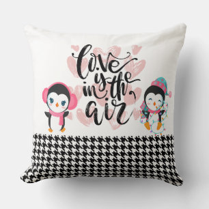 Liefde zit in de Air Penguin Pset Pillow Kussen