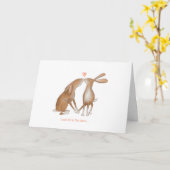 Liefde zit in de hare Valentijnse kaart (Gele Bloem)