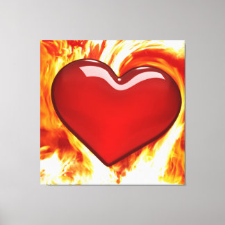 Liefde zit in de lucht 1. canvas afdruk