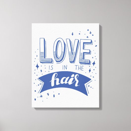 Liefde zit in de lucht canvas afdruk (Voorkant)
