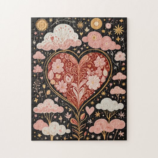 Liefde zit in de lucht legpuzzel (Verticaal)