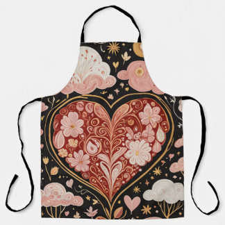 Liefde zit in de lucht schort