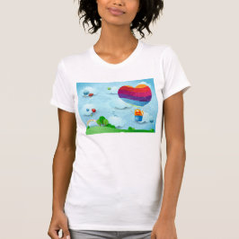 Liefde zit in de lucht t-shirt