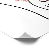 Liefde zit in de lucht | Valentijn Cadeau | FEESTD Poster (Hoek)